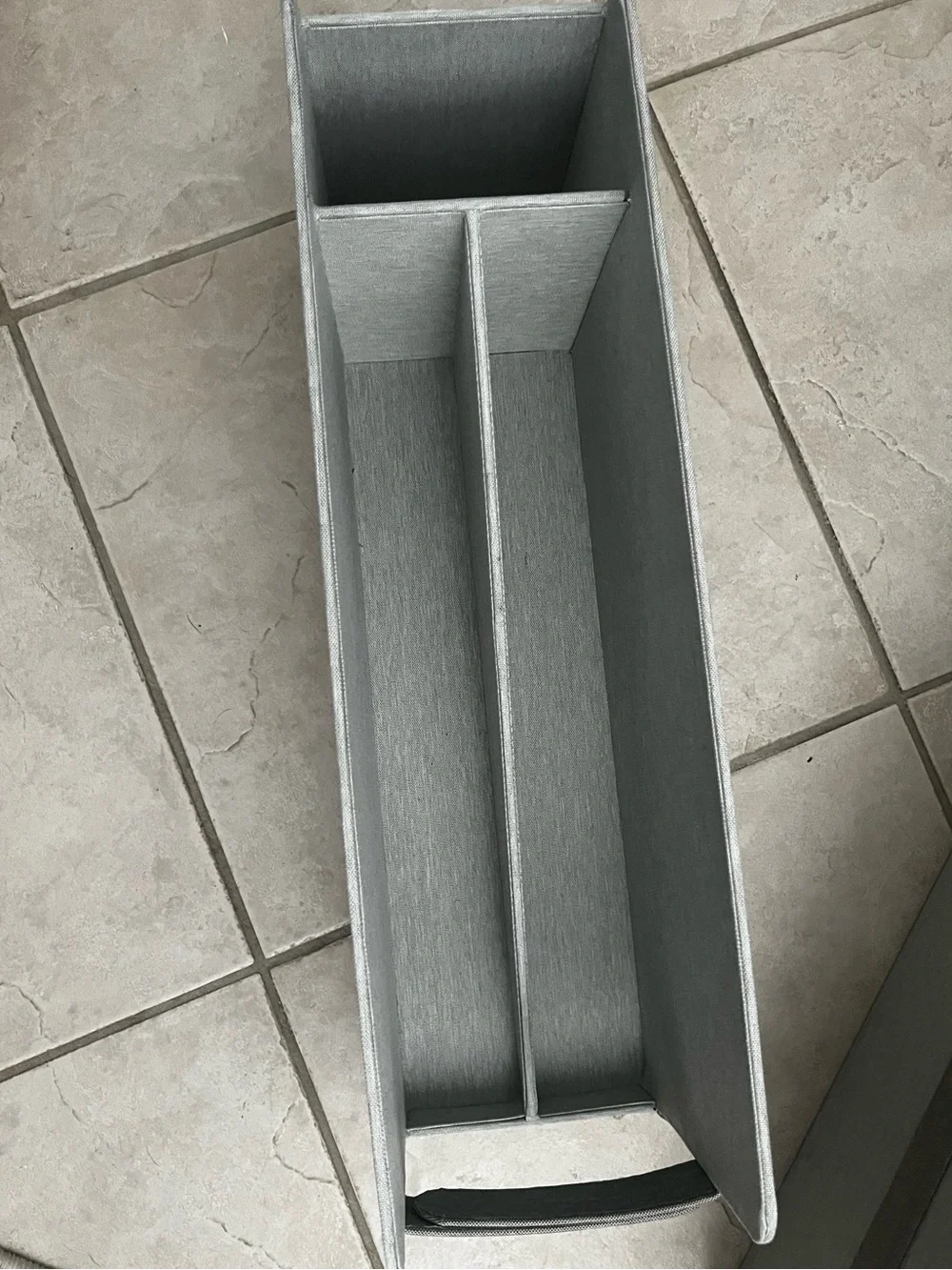 5️⃣ Caraway Gray Fabric Multi-Compartment Kitchen Organizers